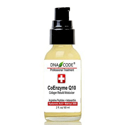 DNA CODE® Skin Care- CoEnzyme Q10 Collagen Rebuild Moisturizer + Argireline,Hyaluronic Acid +Matrixyl 3000